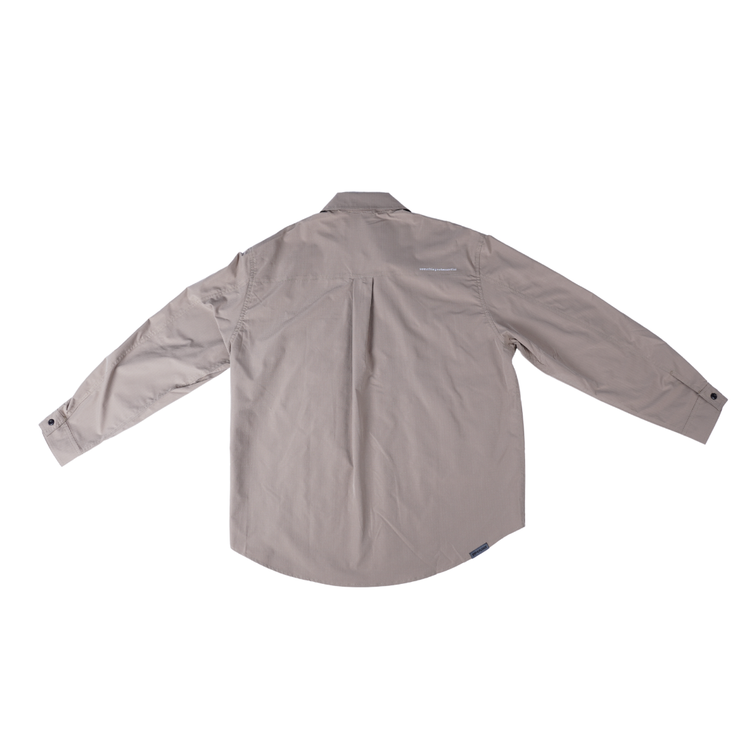 Ripstop Long Sleeve Shirt 'Khaki'