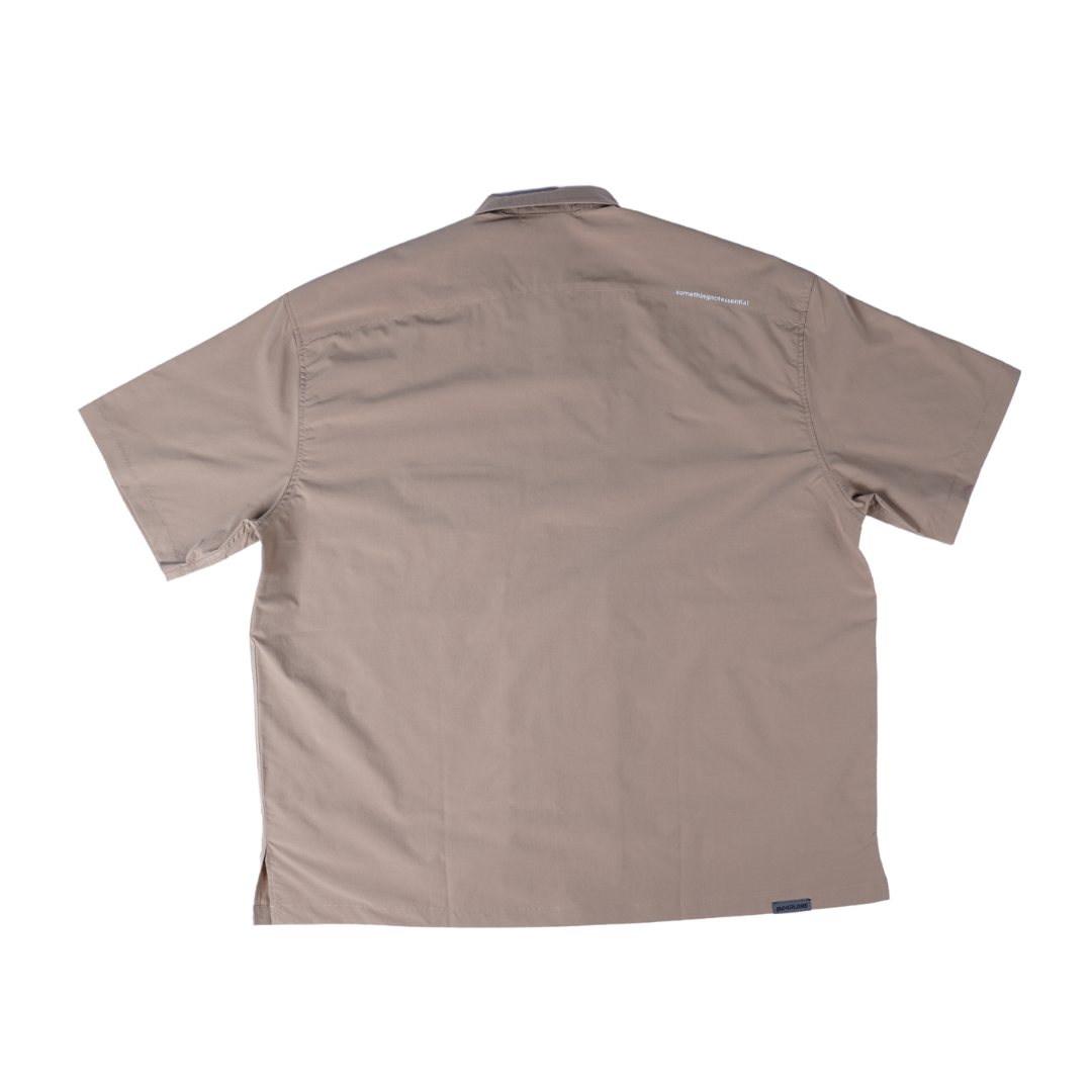 Waterproof Short Sleeve Shirt 'Khaki'