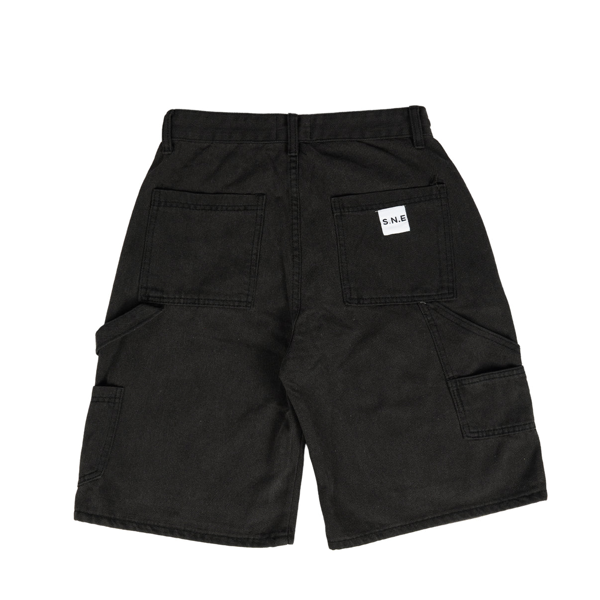 Washed Black Double Knee Jorts – somethingnotessential