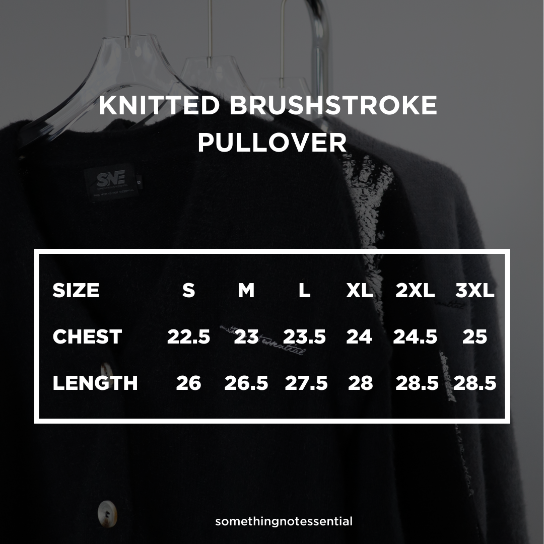 Knitted Brushstroke Pullover