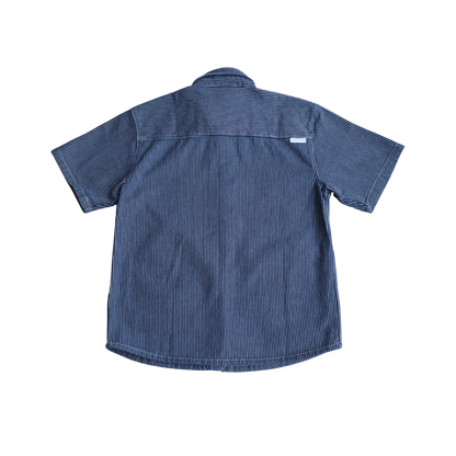 Short Sleeve Denim Shirt 'Blue'