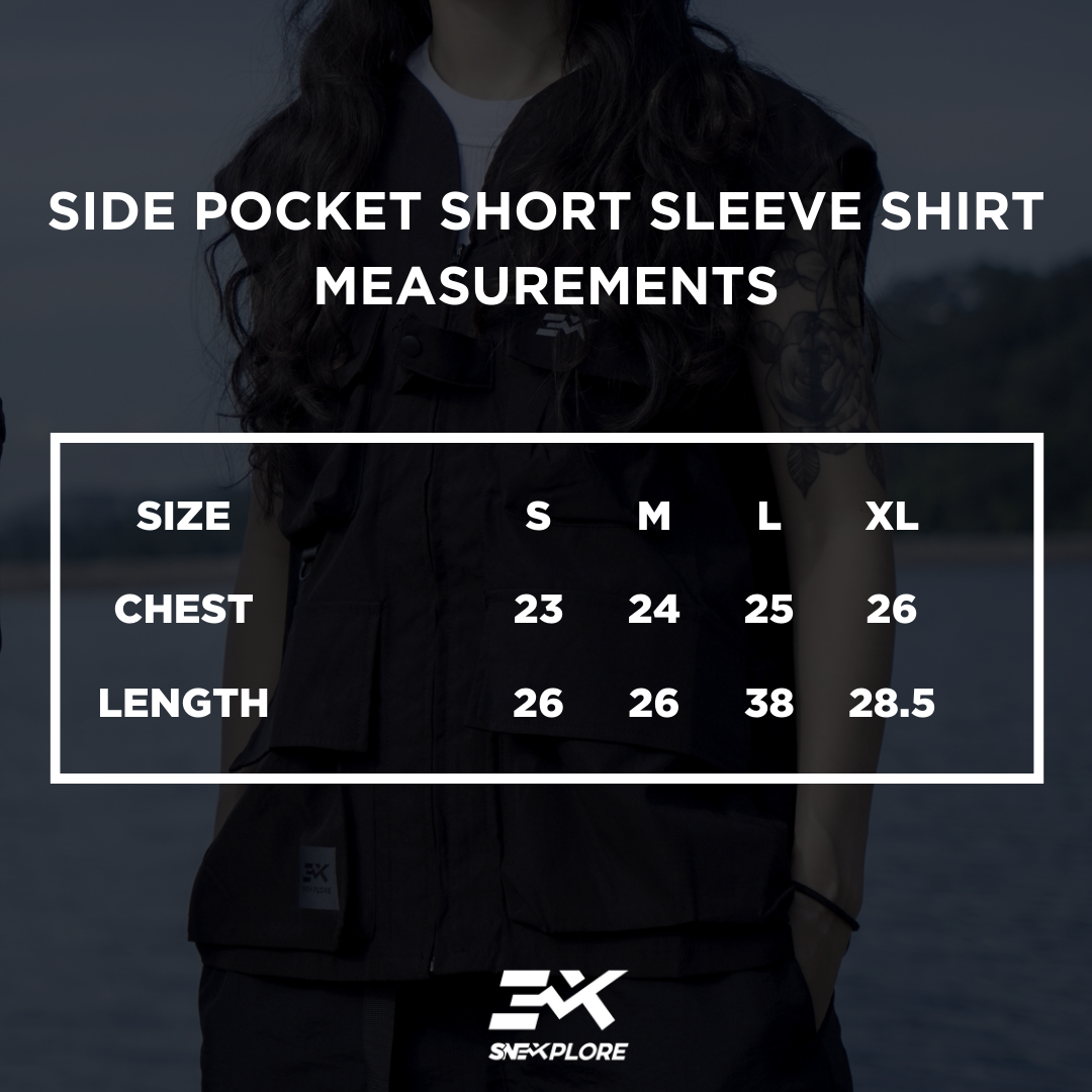 Side Pocket Short Sleeve Shirt 'Khaki'