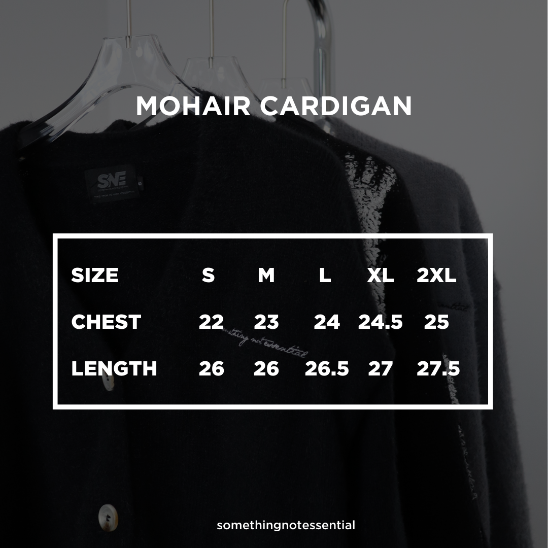 Mohair Cardigan 'Grey'