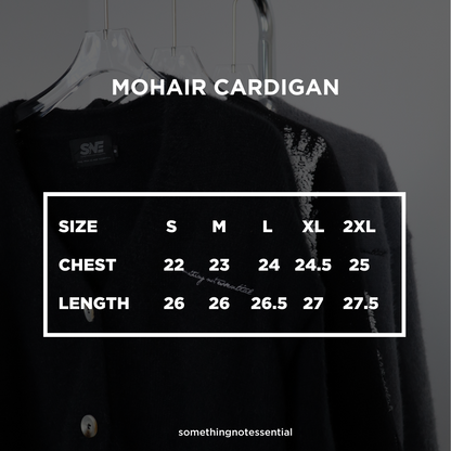 Mohair Cardigan 'Grey'