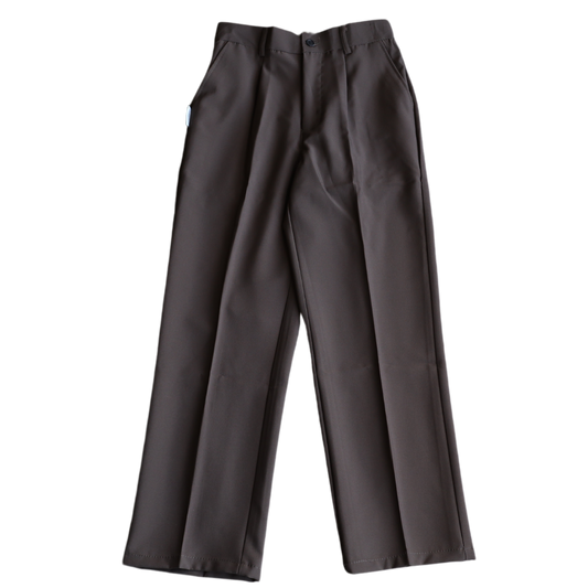 Straight Tailored Trousers 'Brown'