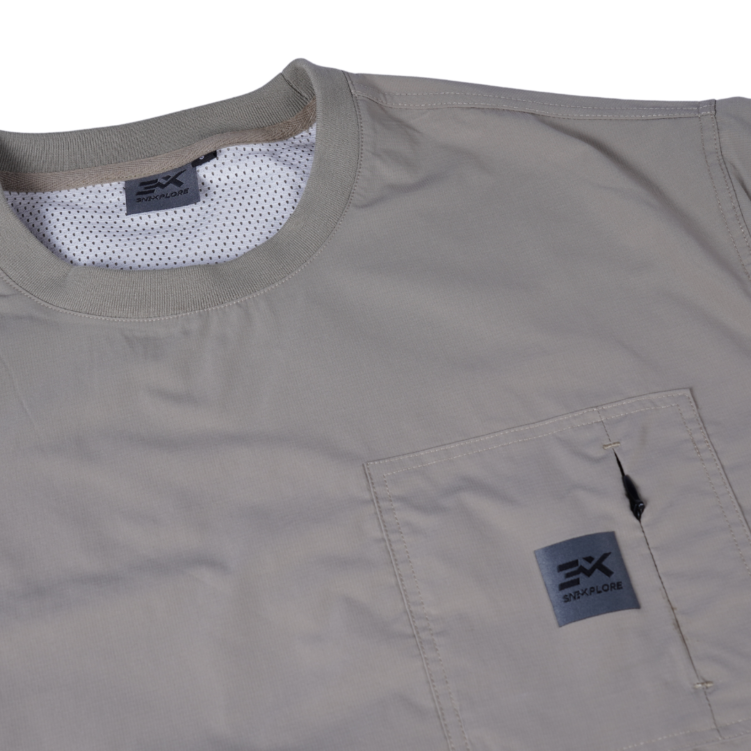 Breathable Tee 'Khaki'