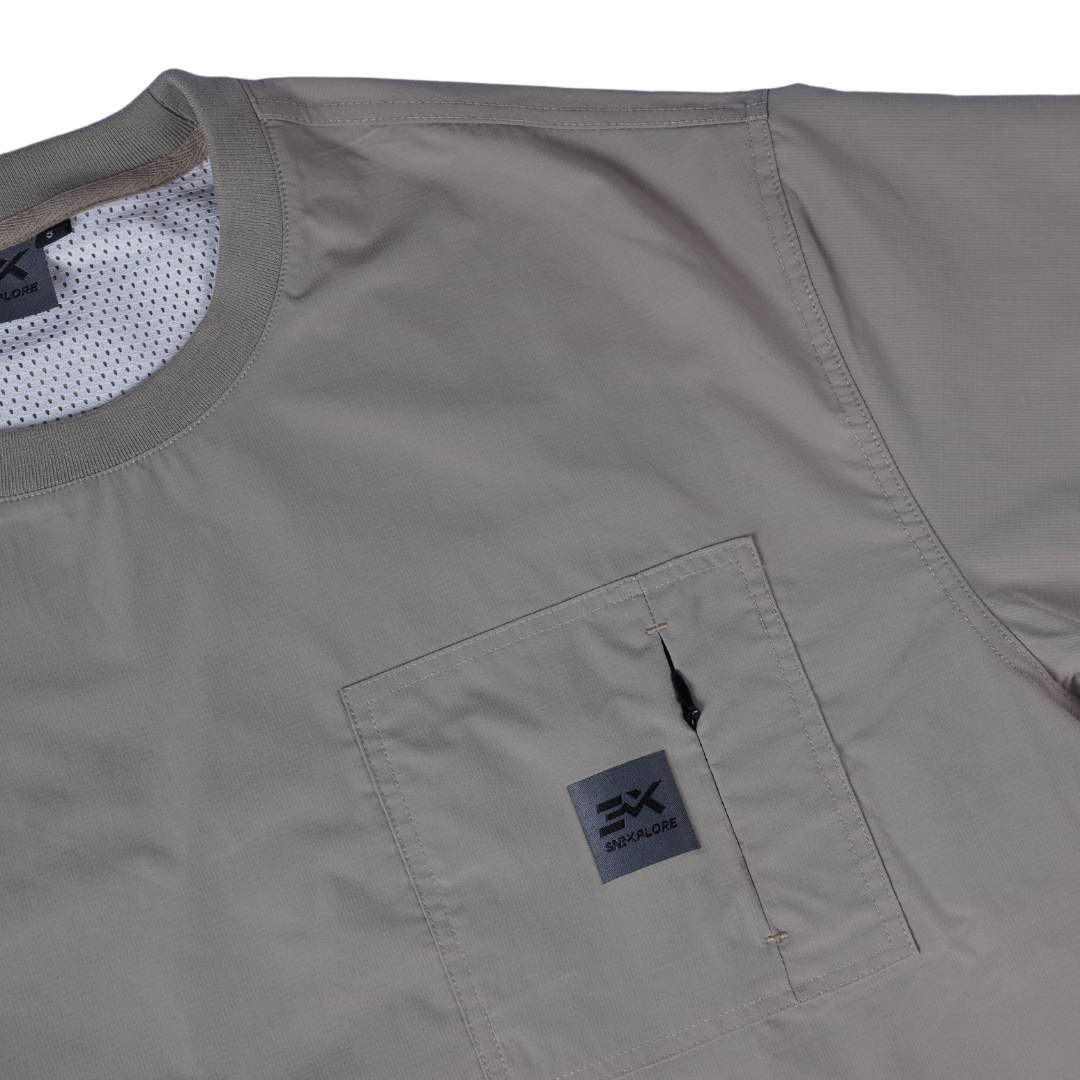 Breathable Tee 'Khaki'