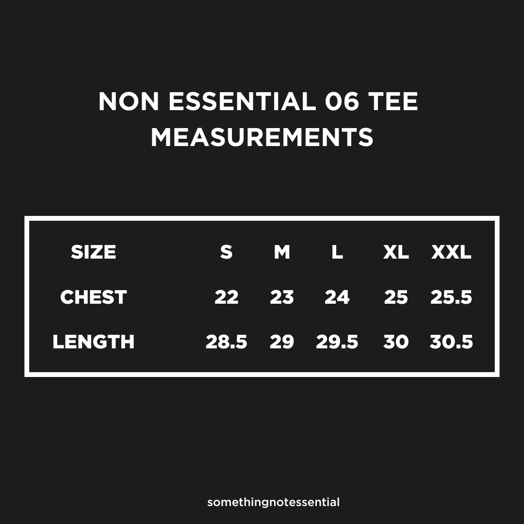 Non Essential 06 Tee 'Black'